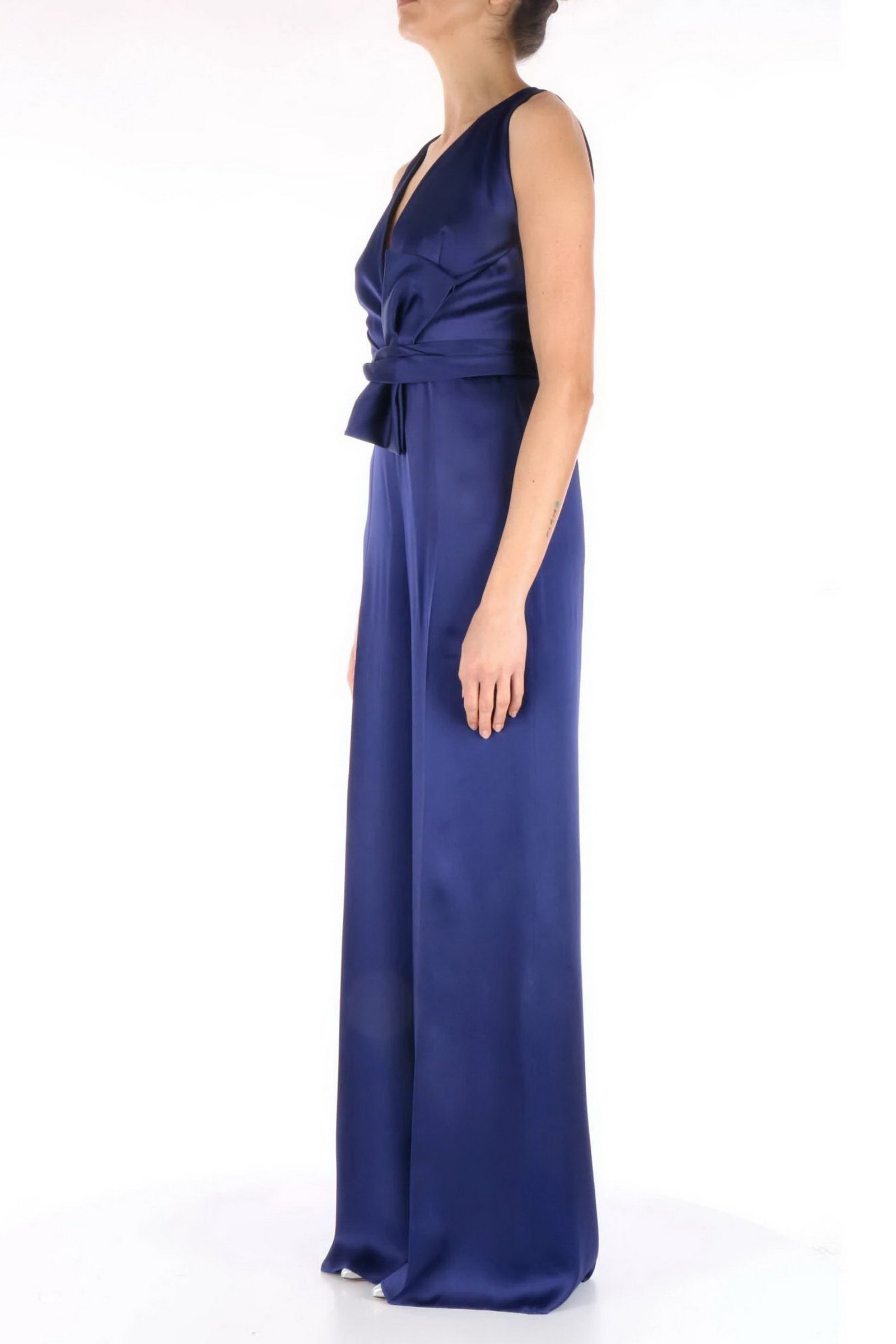 Shop Max Mara Sleeveless Jumpsuit In Cady
