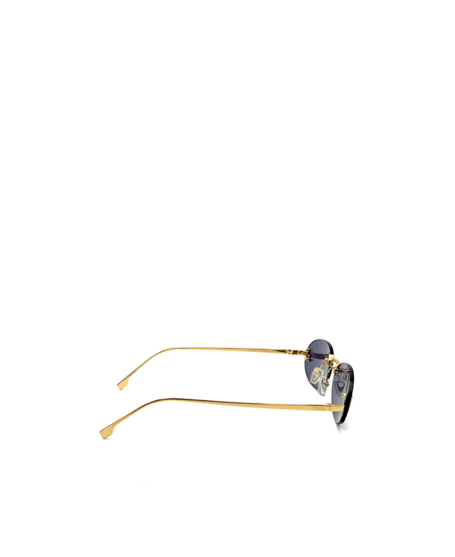Fendi Eyewear Round Frame Sunglasses In Blue
