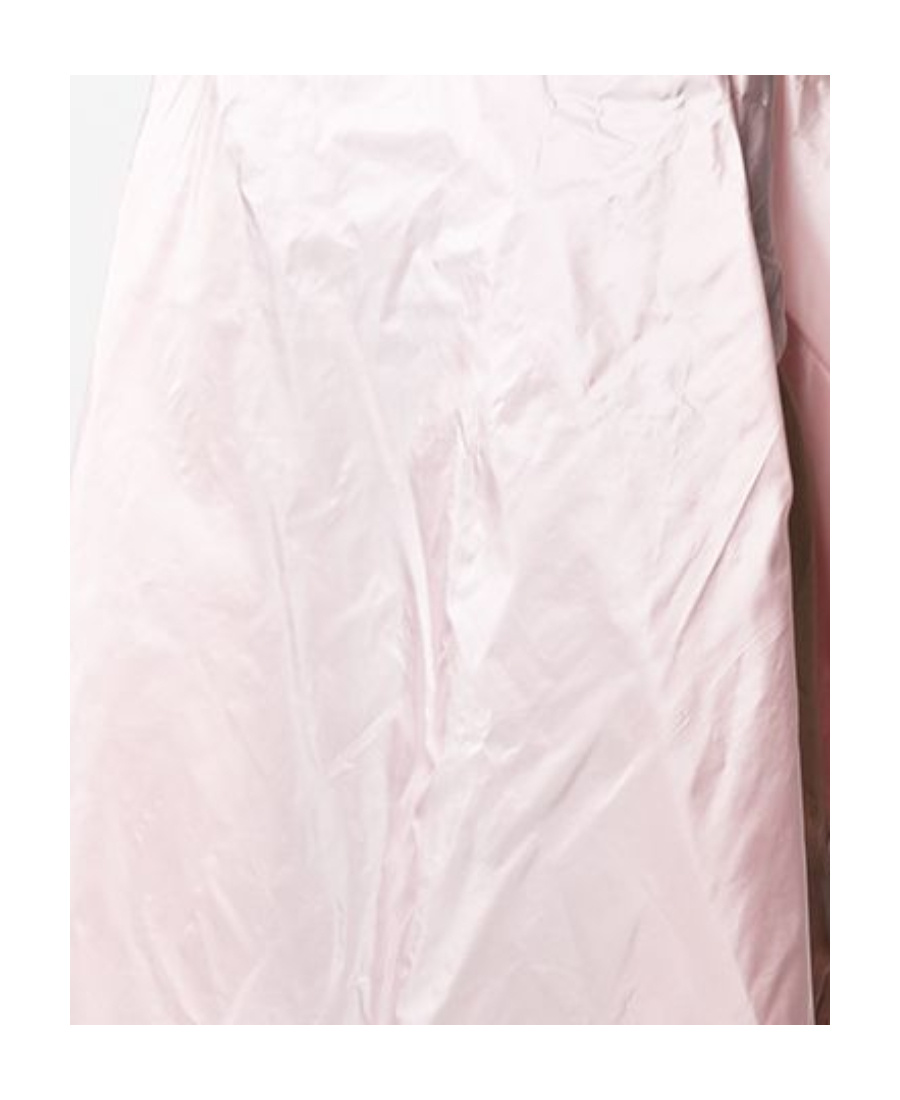 Prada Packable Silk Cape In Pink