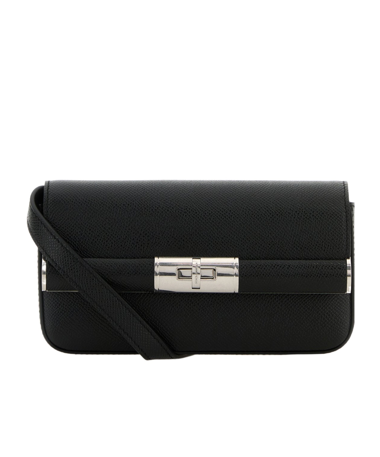 Dolce & Gabbana Marlene Minibag In Calfskin In Black
