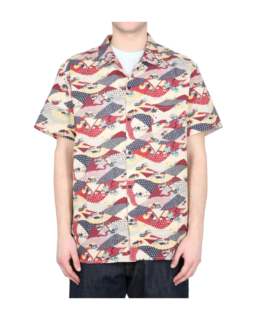 Shop Ymc You Must Create Graphic-print Short-sleeve Shirt In Multicolor