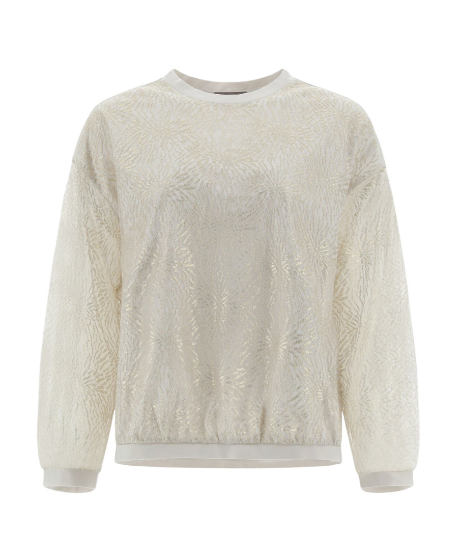 Herno Long Sleeve Round Neck T-shirt In Multi