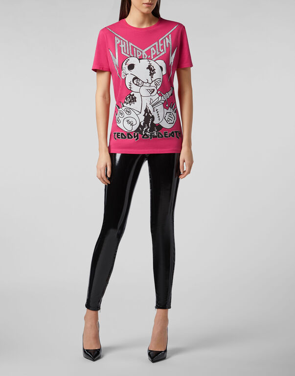 Philipp Plein Logo Details T-shirt In Red