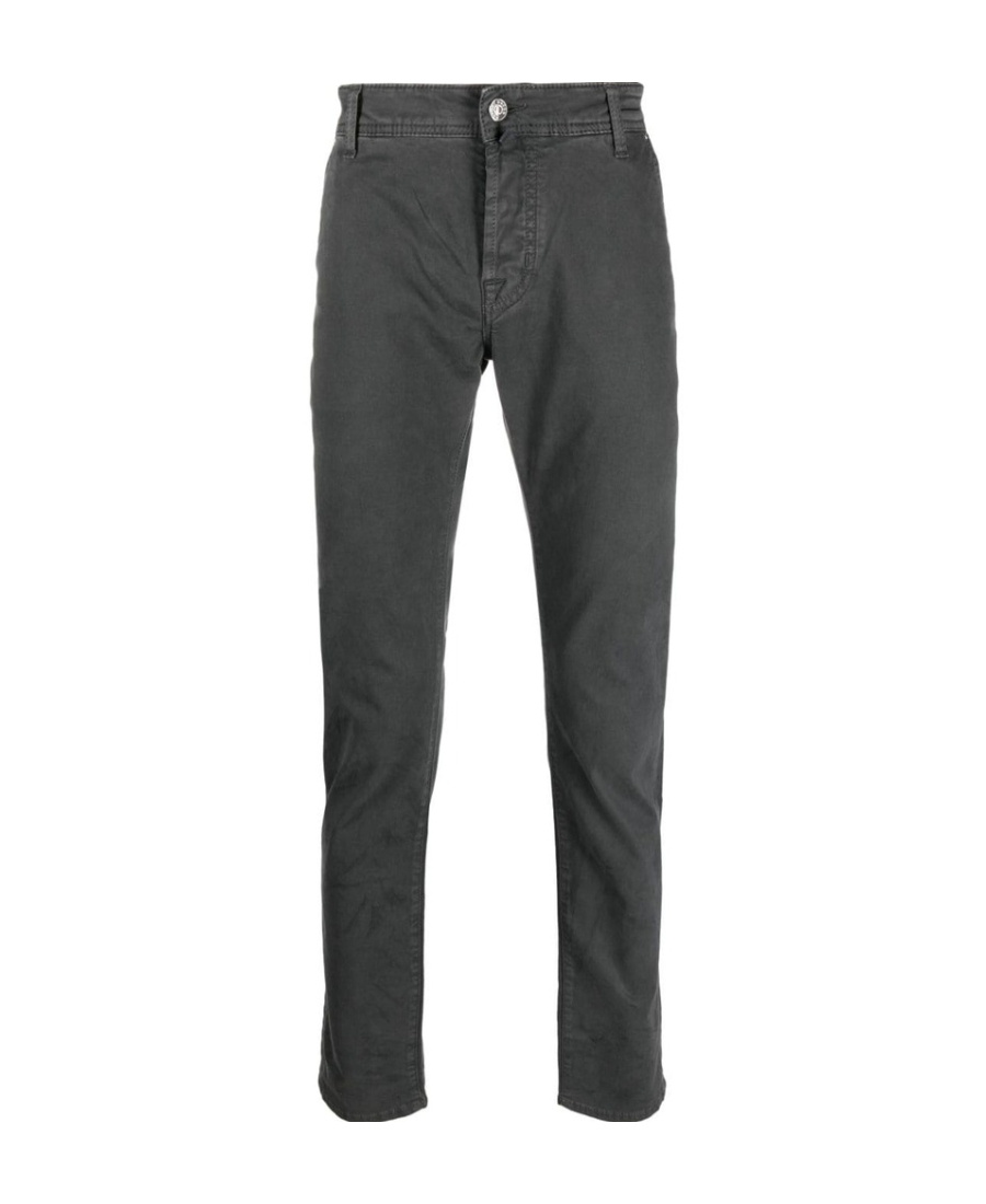 Jacob Cohen Logo Jeans In Black