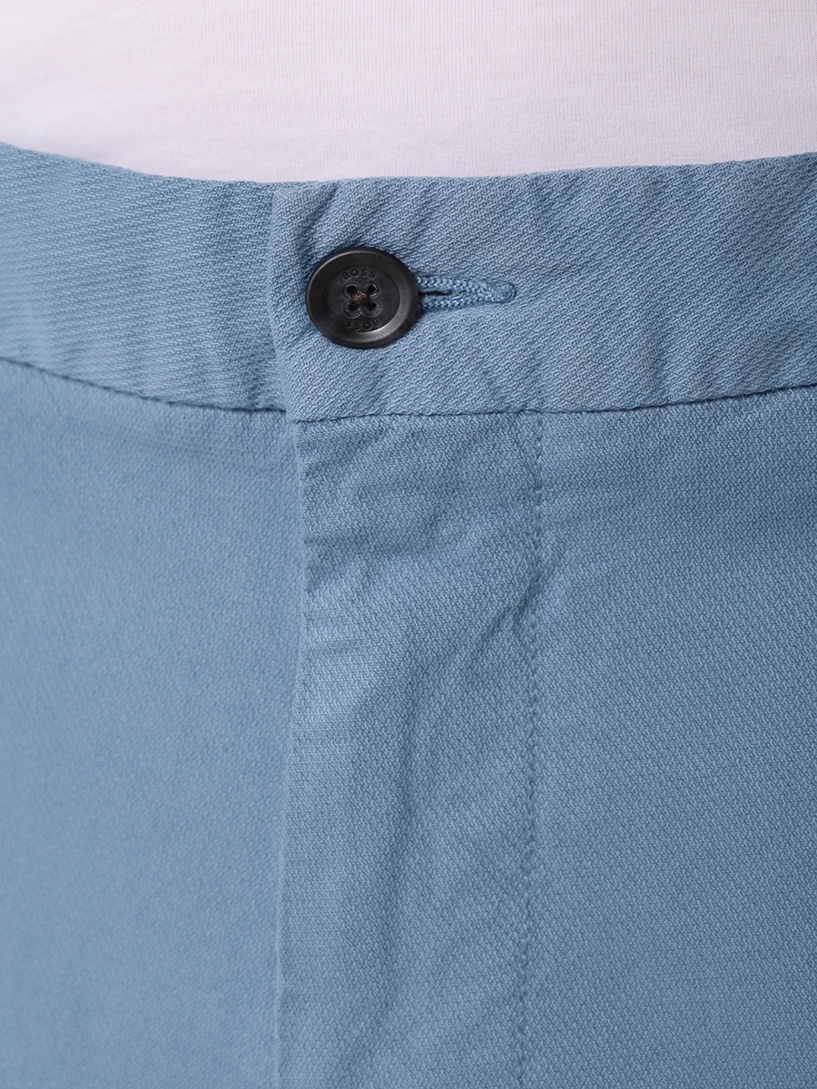 Hugo Boss Slim-fit Chinos In Stretch-cotton Gabardine In Blue