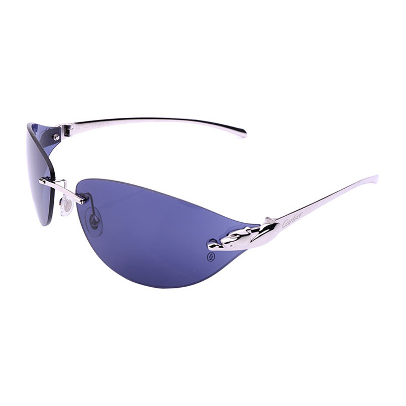 Cartier Logo Sunglasses In Purple