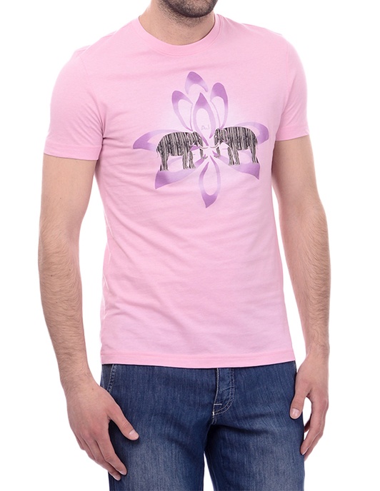 ARMANI JEANS LOGO DETAILS T-SHIRT