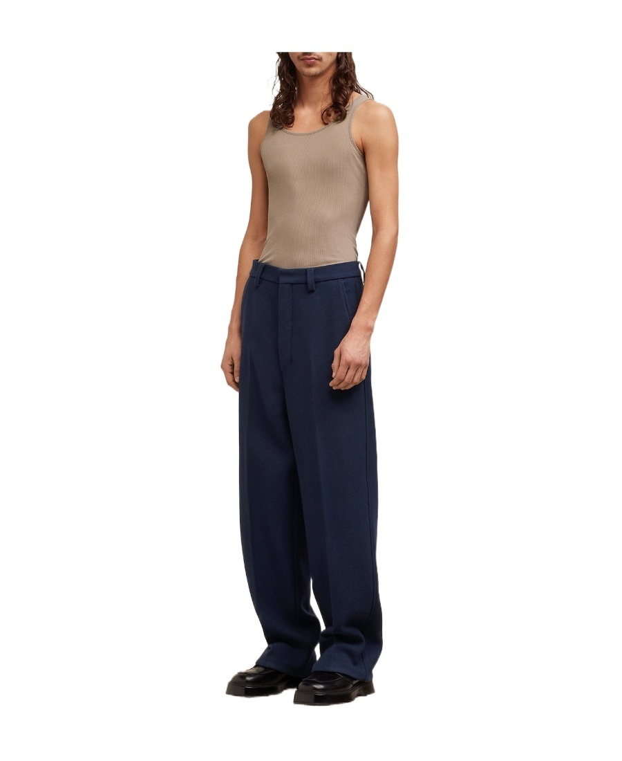 AMI ALEXANDRE MATTIUSSI STRAIGHT CASUAL PANTS 
