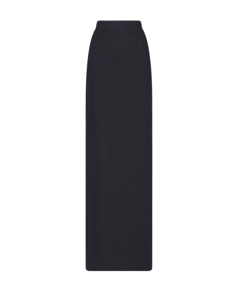 Ann Demeulemeester High-waisted Floor-length Skirt In Black