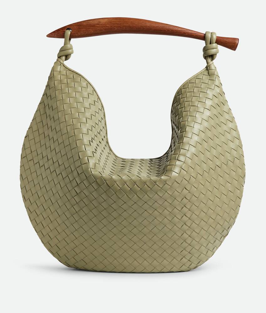 Bottega Veneta Large Numbered Handbag In Nude