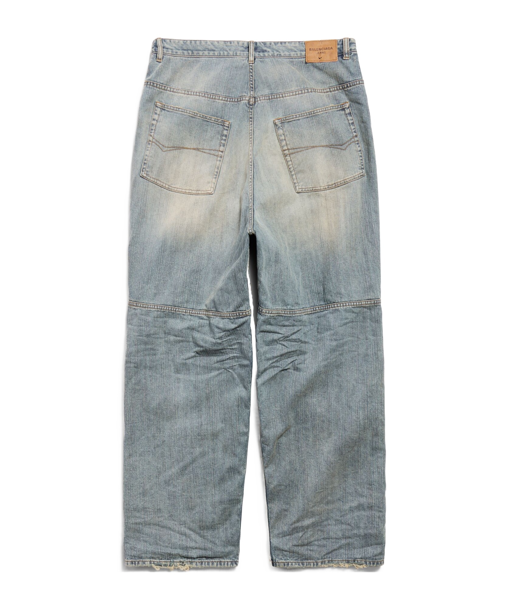 Balenciaga Baggy Jeans In 5760 Stained
