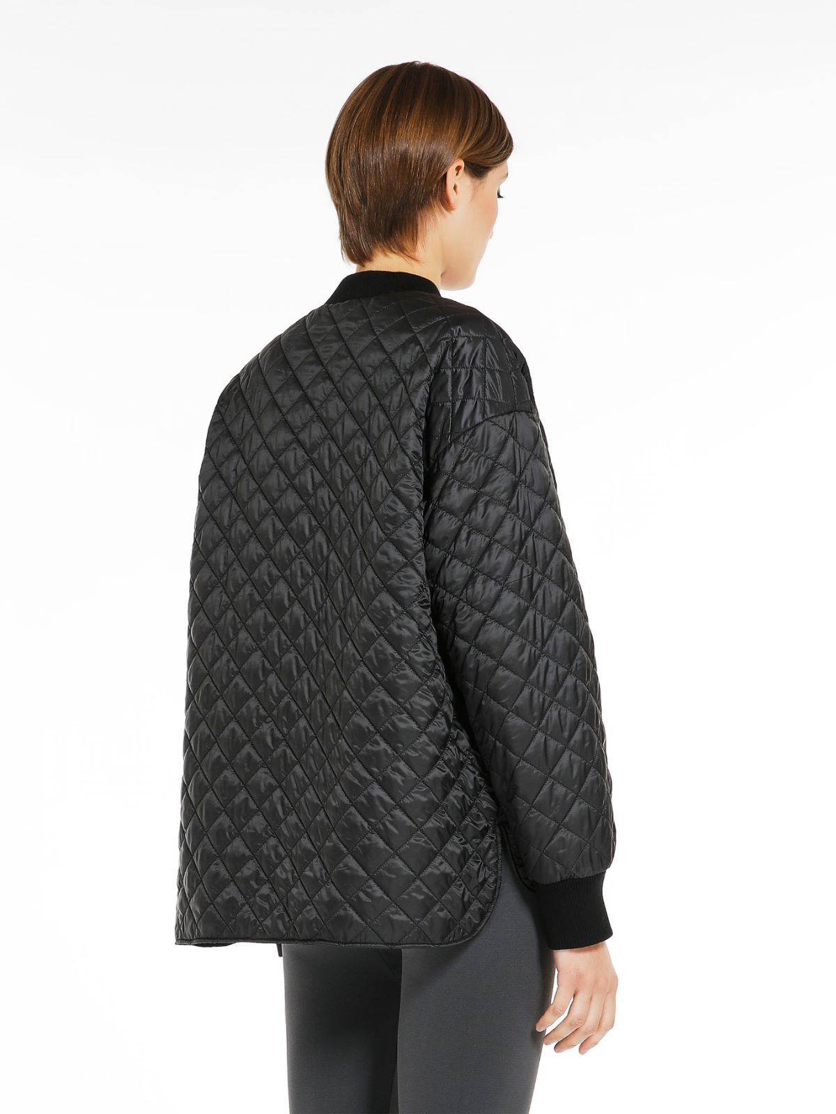 Max Mara Logo Casual Jacket In Black
