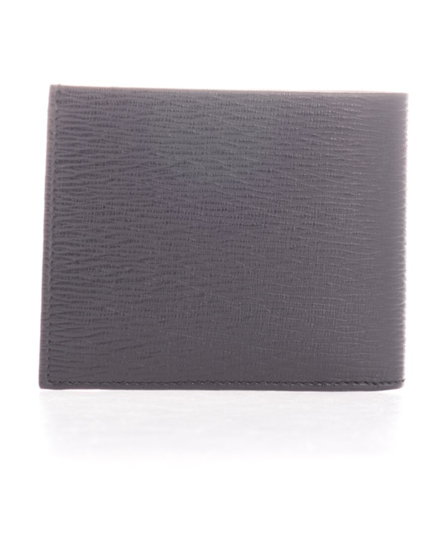 Ferragamo Gancini Bi-fold Wallet In Black