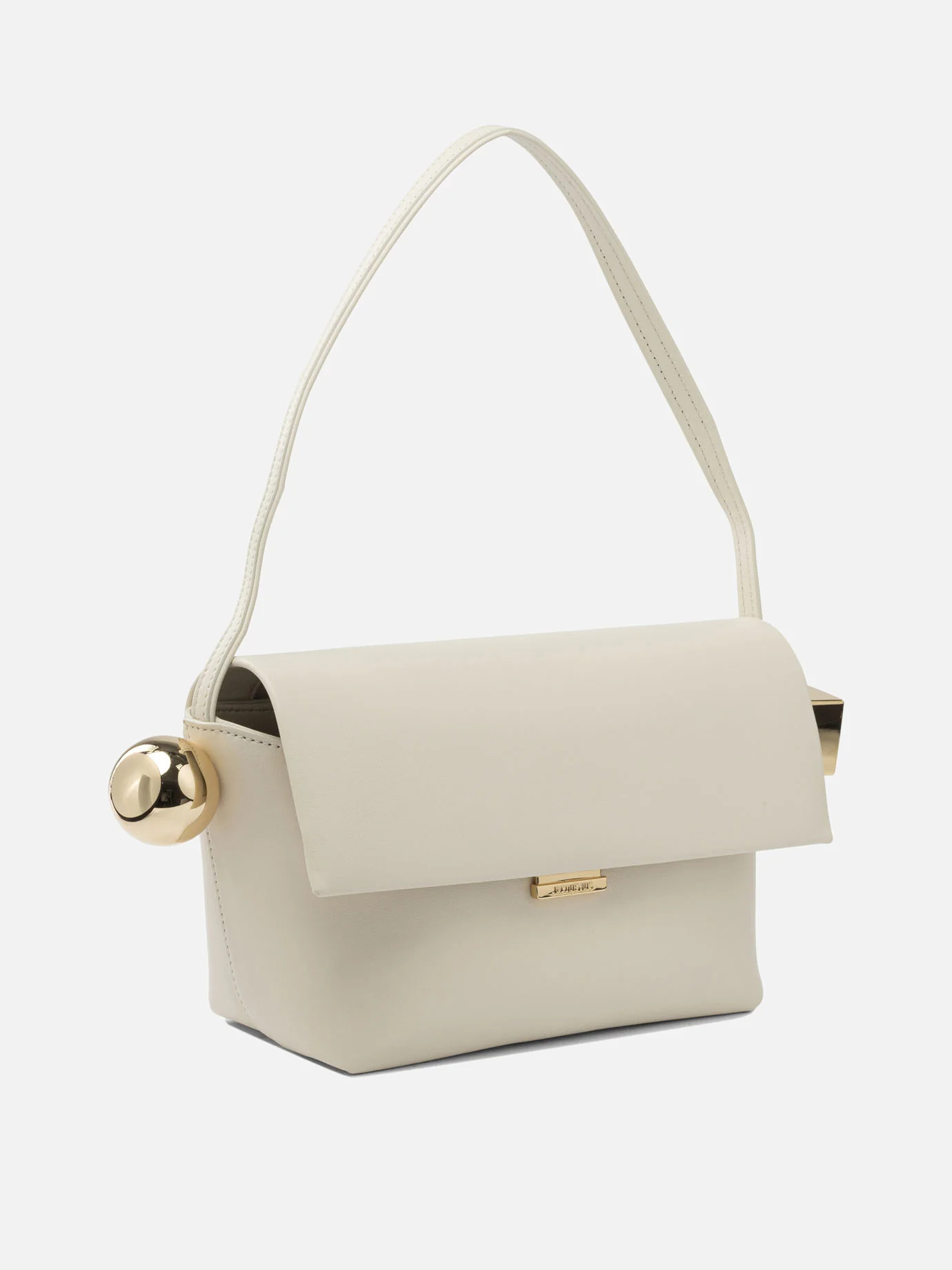 Jacquemus Flap Shoulder Bag In White