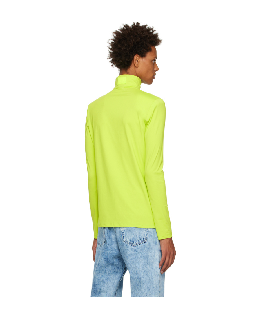 Vtmnts Yellow Barcode Turtleneck In Yellow