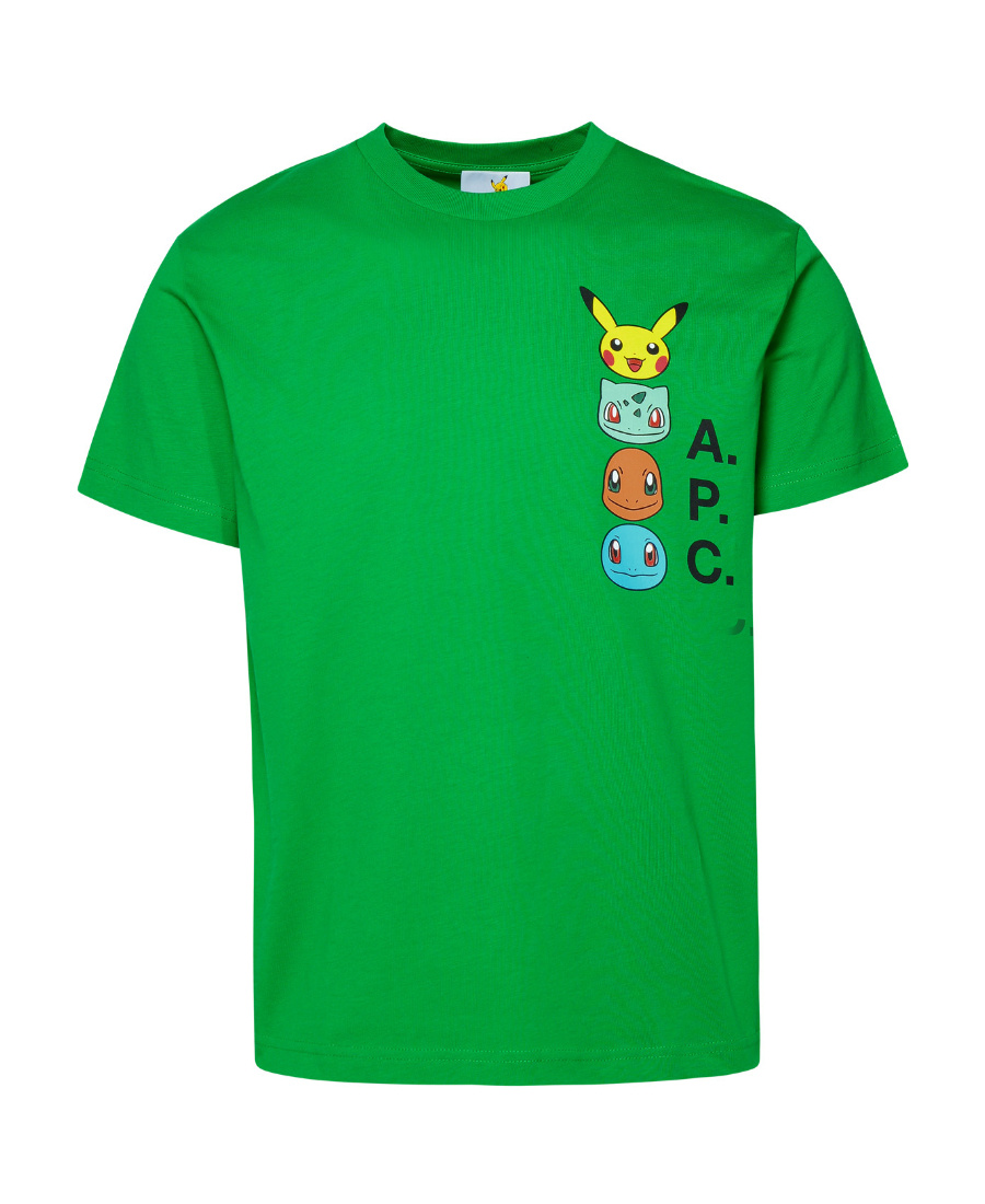 Apc Pokémon Portrait T-shirt In Green