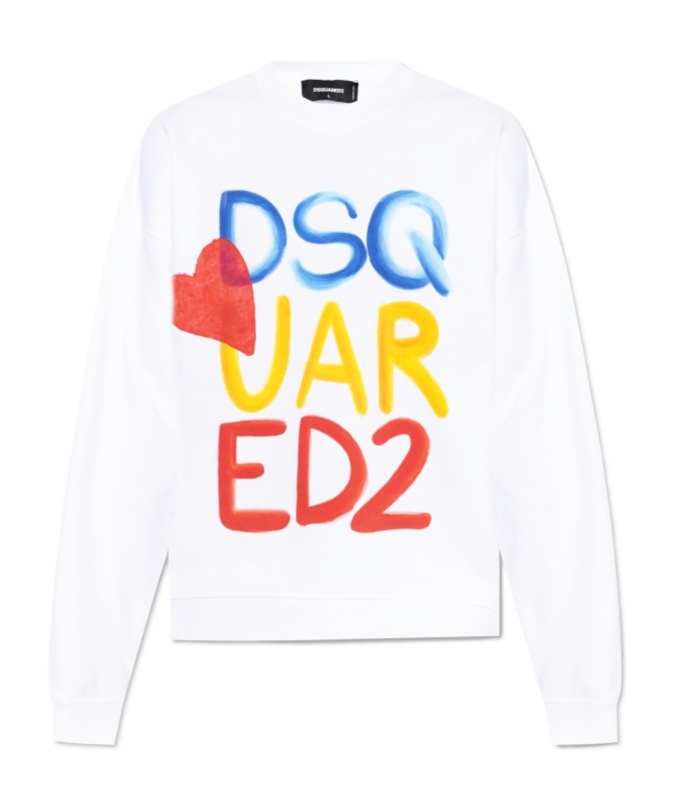 Dsquared2 Logo Printed Crewneck Sweatshirt