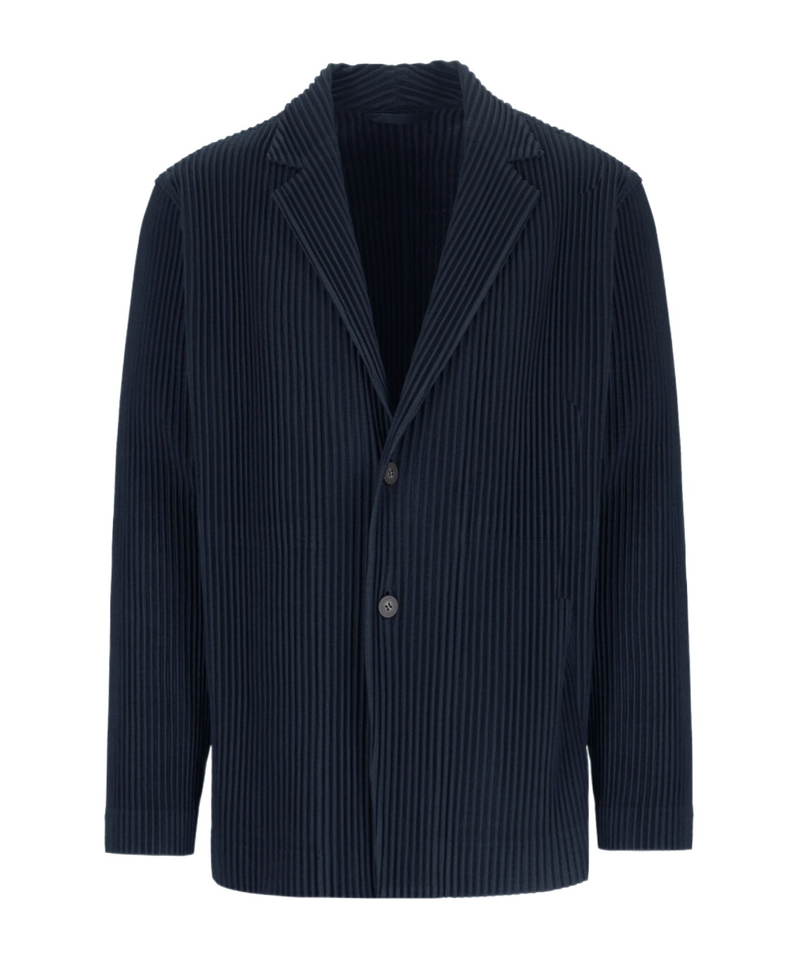 Shop Issey Miyake Plissé Blazer In Black