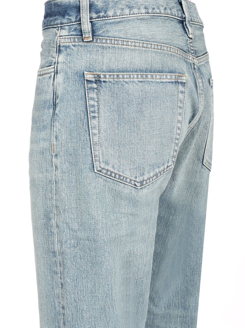 Fear Of God Straight 5 Pocket Jeans Light Blue In Gray