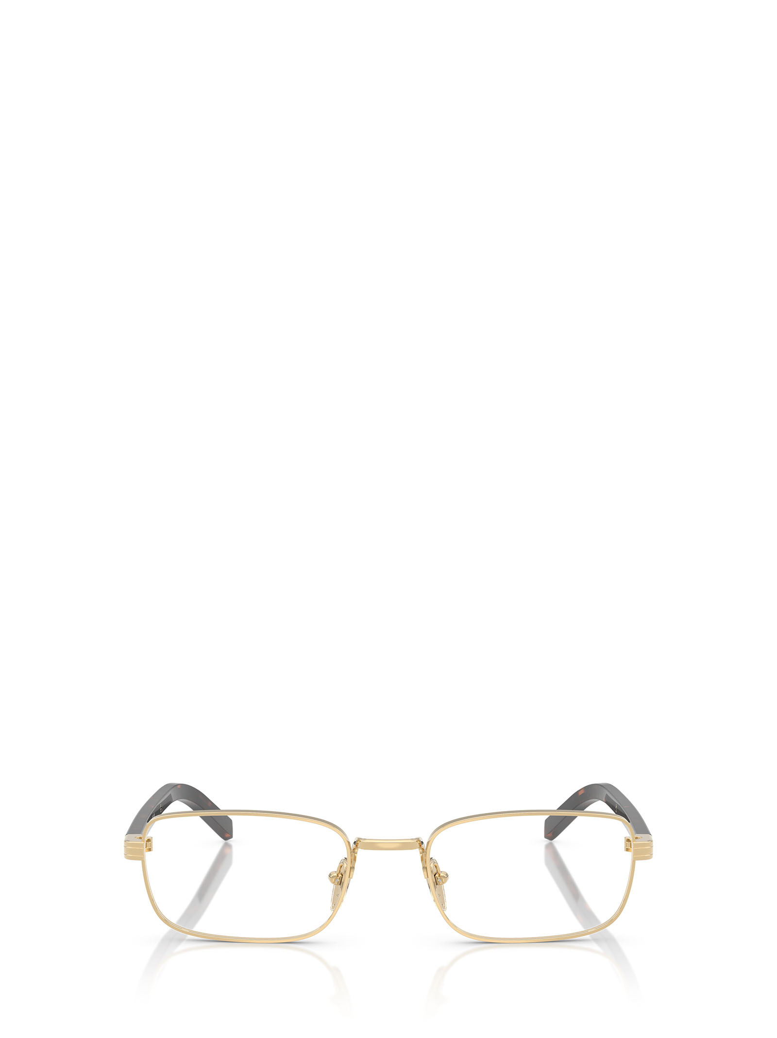 Prada Full Frame Plain Mirror In Nude