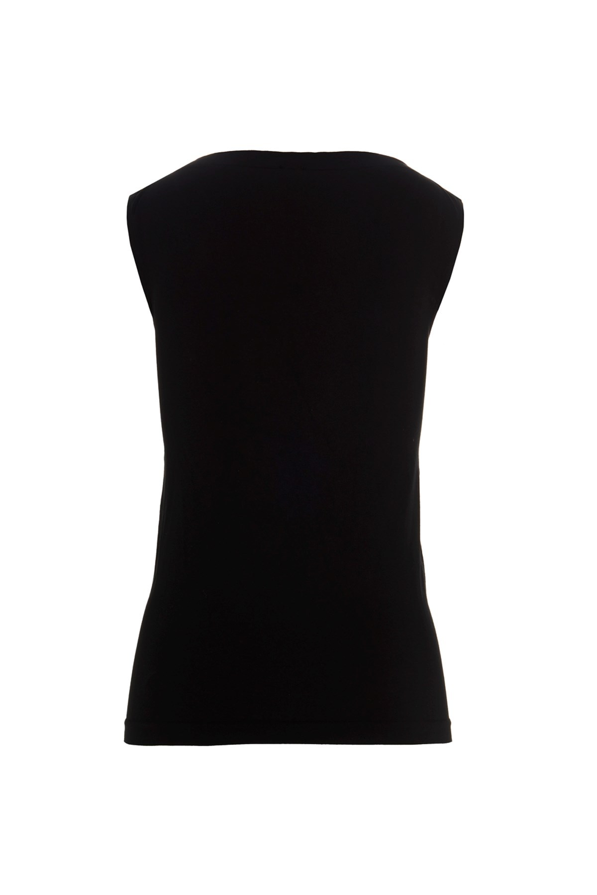 Wolford Aurora Crewneck Stretch-jersey In Black