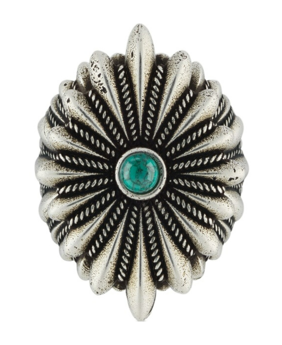 Gucci Sterling Silver Interlocking G Flower Ring