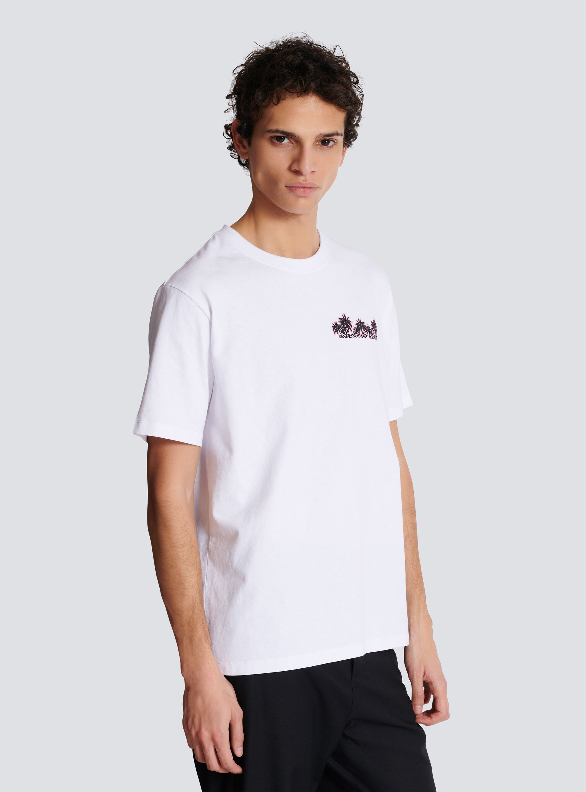 Balmain Club T-shirt In White