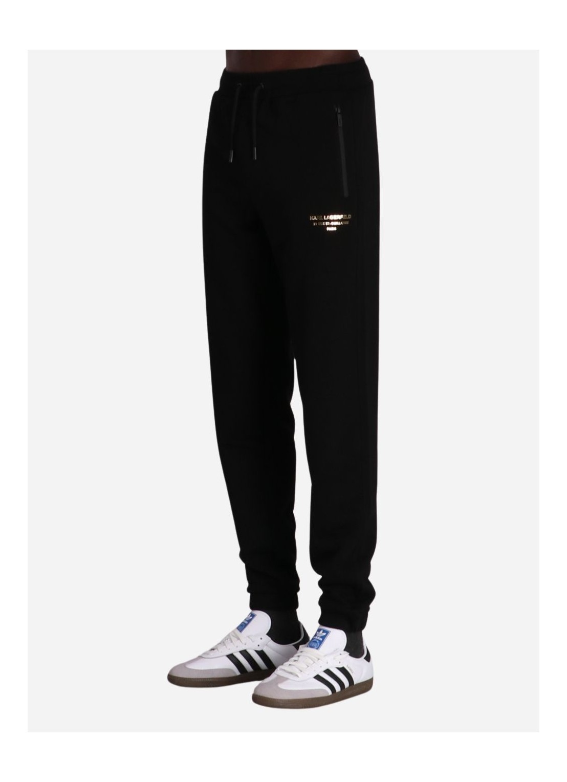 Karl Lagerfeld Logo Track Pants In Black