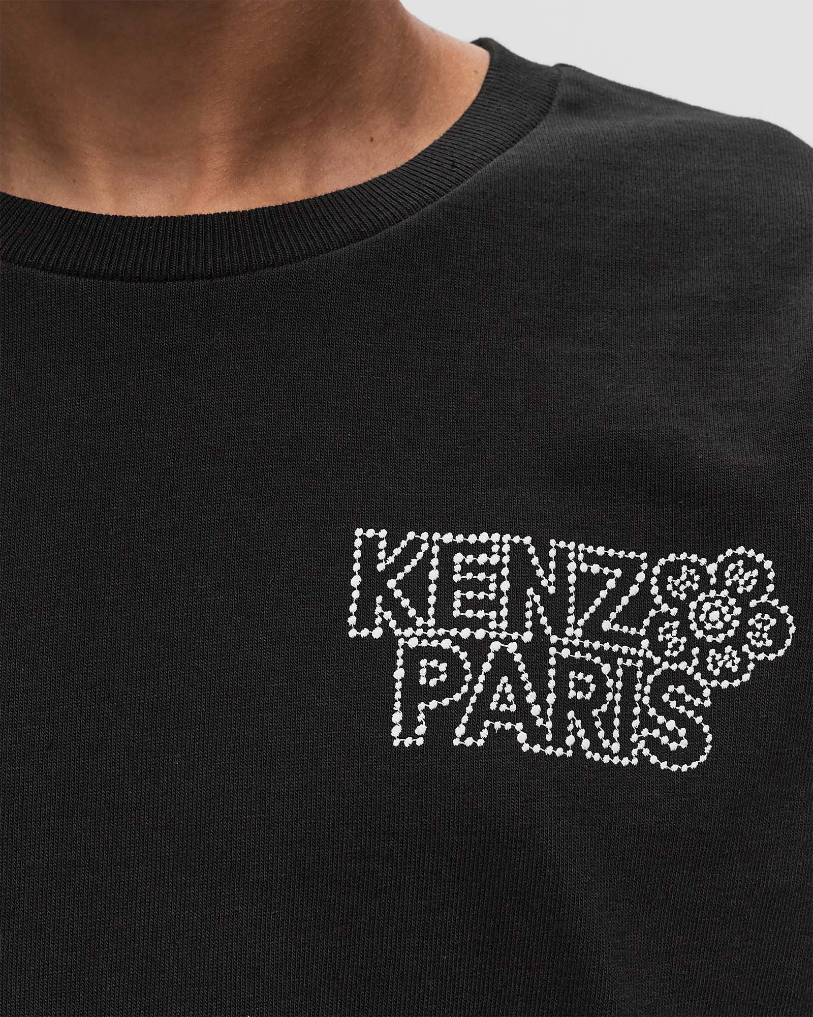Kenzo Constellation Organic-cotton T-shirt In Black