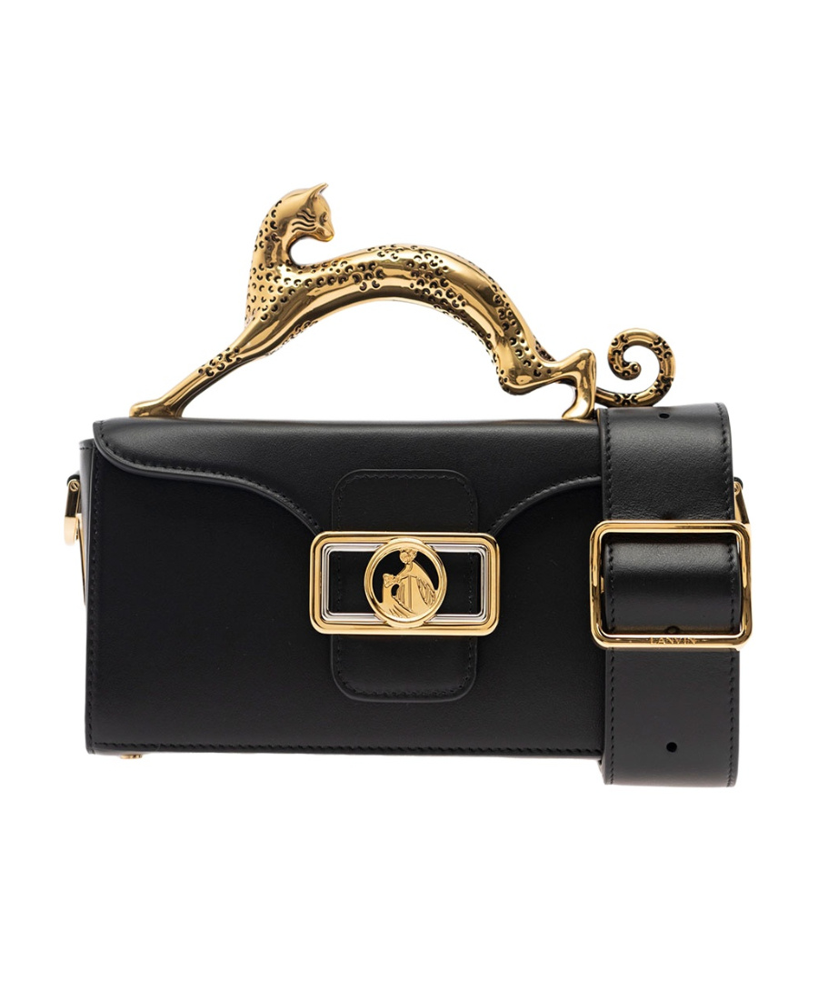 Shop Lanvin Rectangular Crossbody Bag In Green