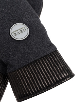 Giorgio Armani Logo Gloves In Black