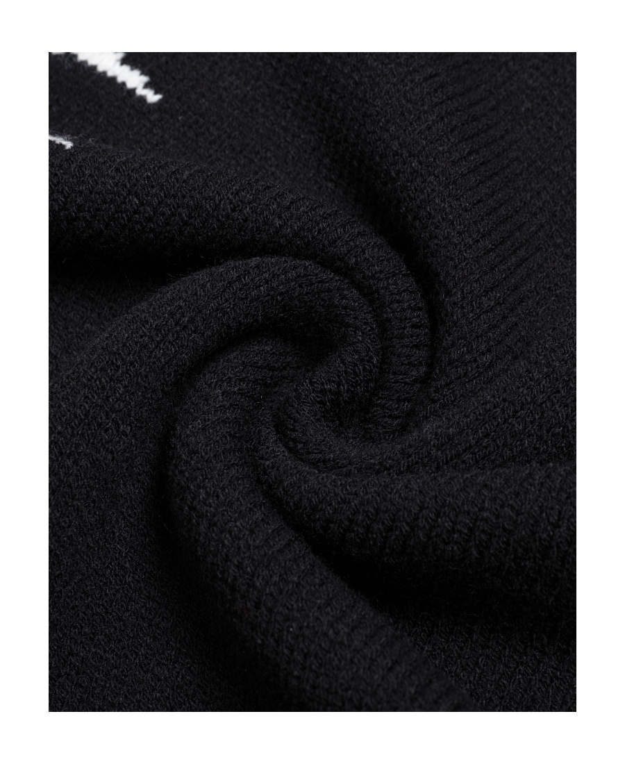 Liuregali Sonic Jacquard Knitted Cardigan In Black