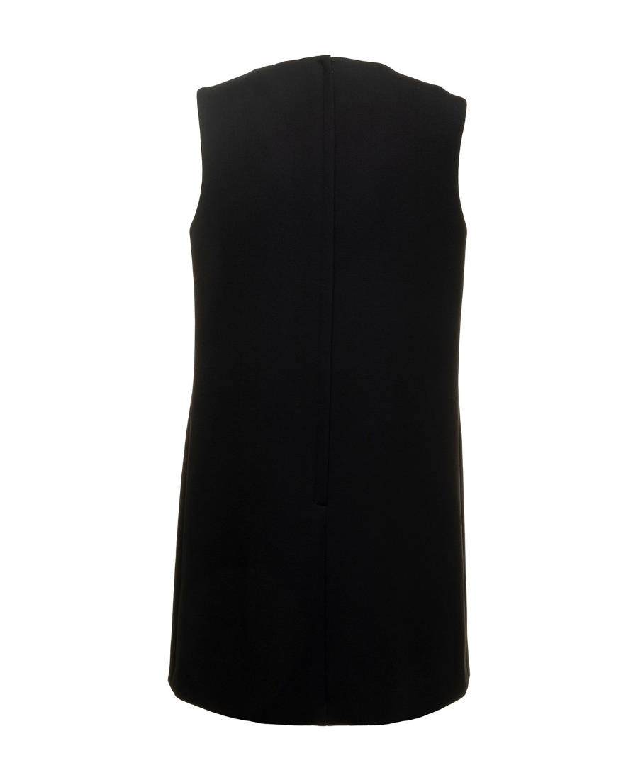 Dolce & Gabbana A-line Sleeveless Minidress In Black