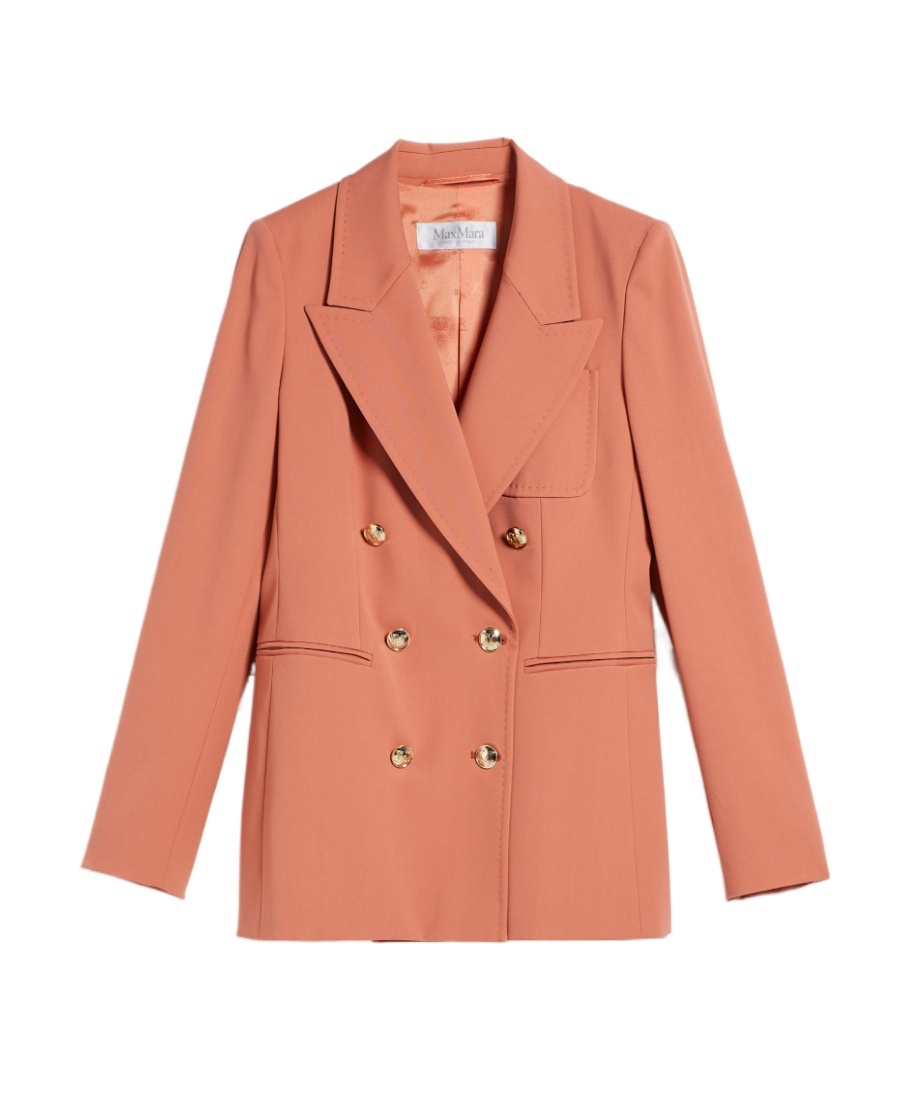 Max Mara Long Sleeved Suit Jacket In Red