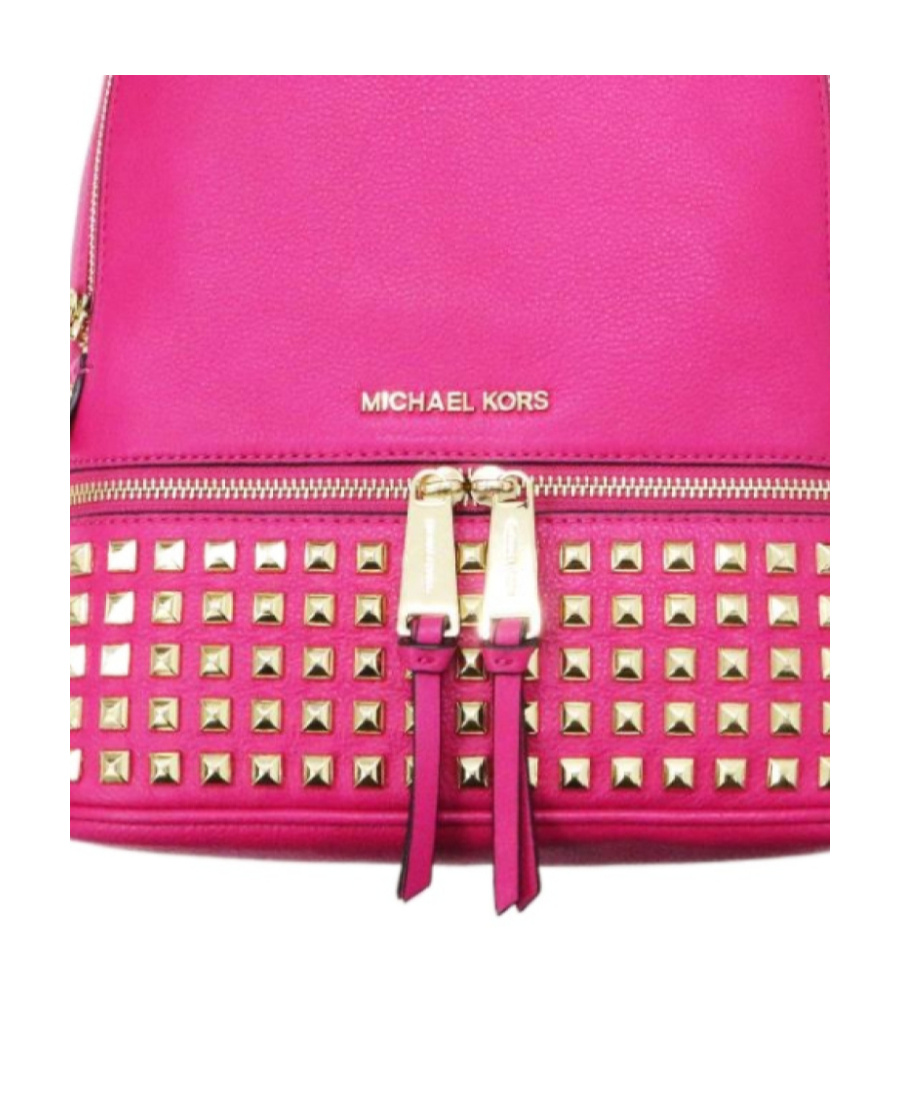 Michael Kors Rhea Large Backpack In Pink