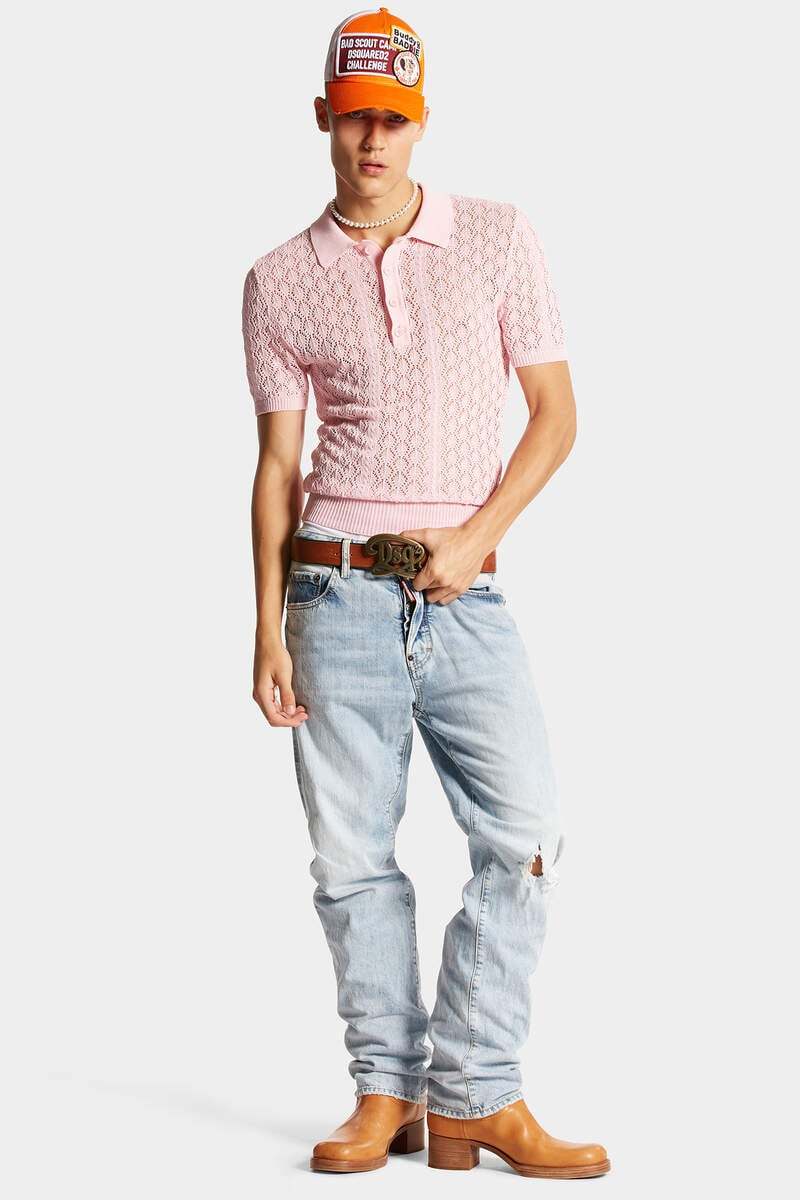 Dsquared2 Cool Guy Distressed Skinny Jeans In Blue