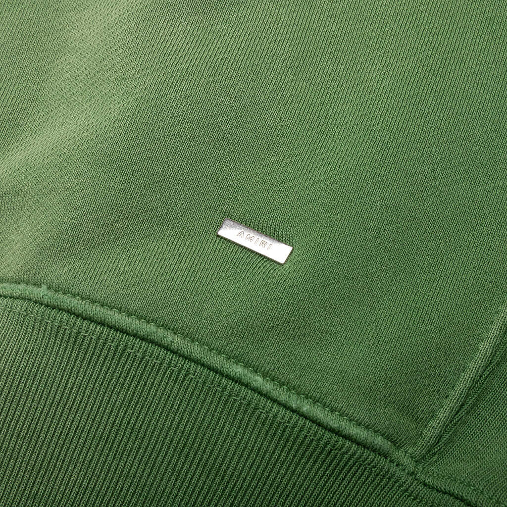 Amiri Crew-neck Short-sleeve Sweatshirt In Green