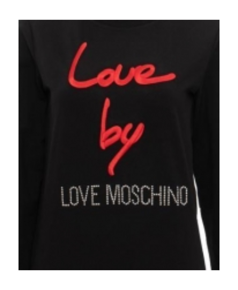 Moschino Printed Pattern Sweater In Black