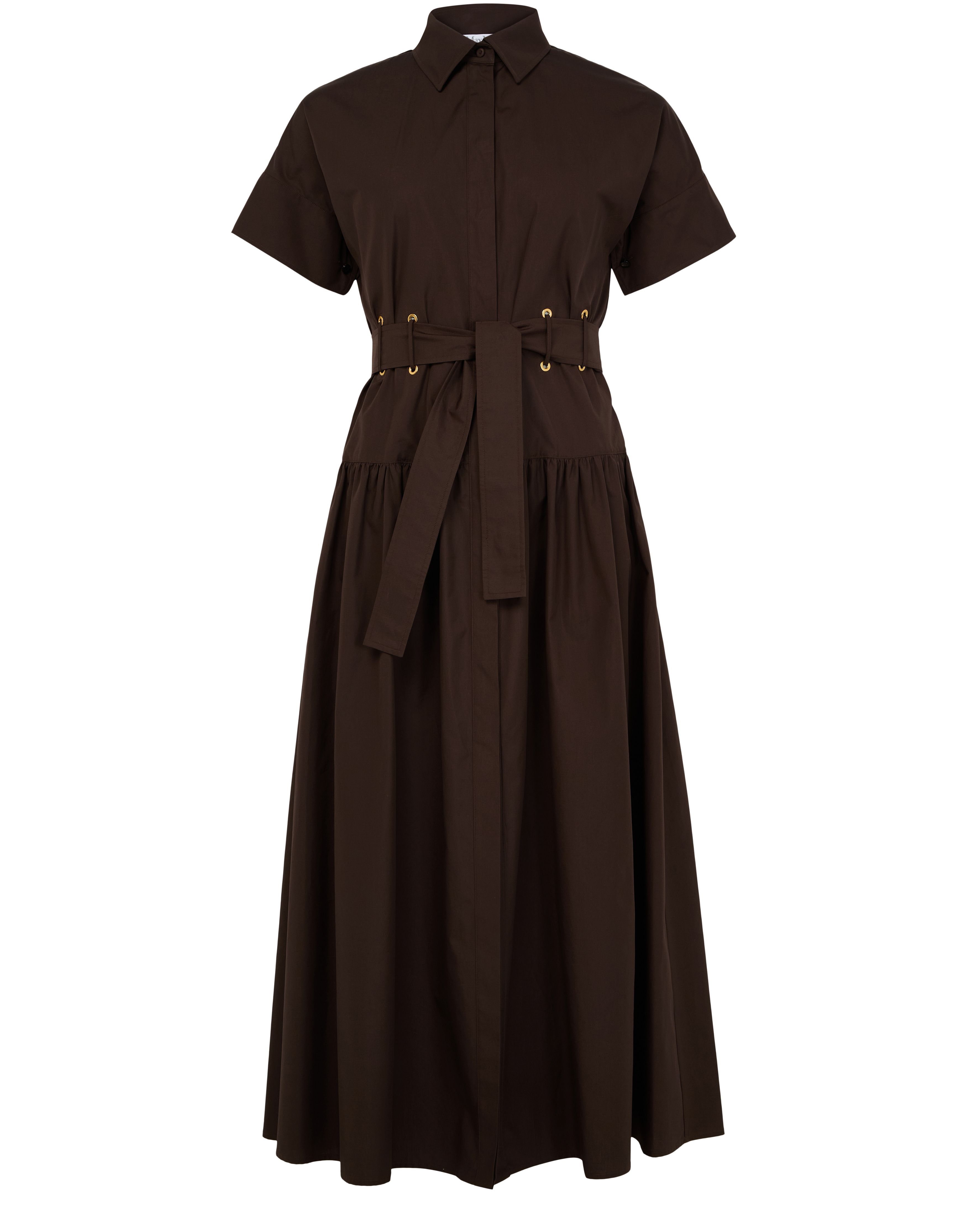 Shop Max Mara Shirt Dress In Black