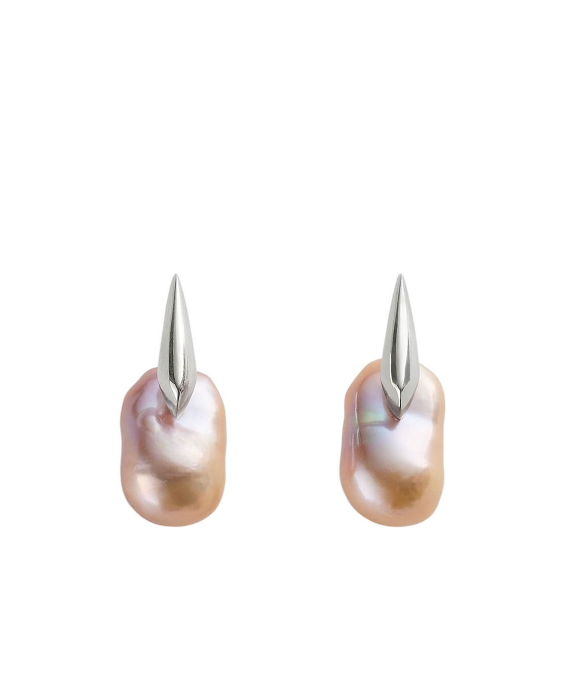 Bottega Veneta Little Pearl Earrings In Yellow