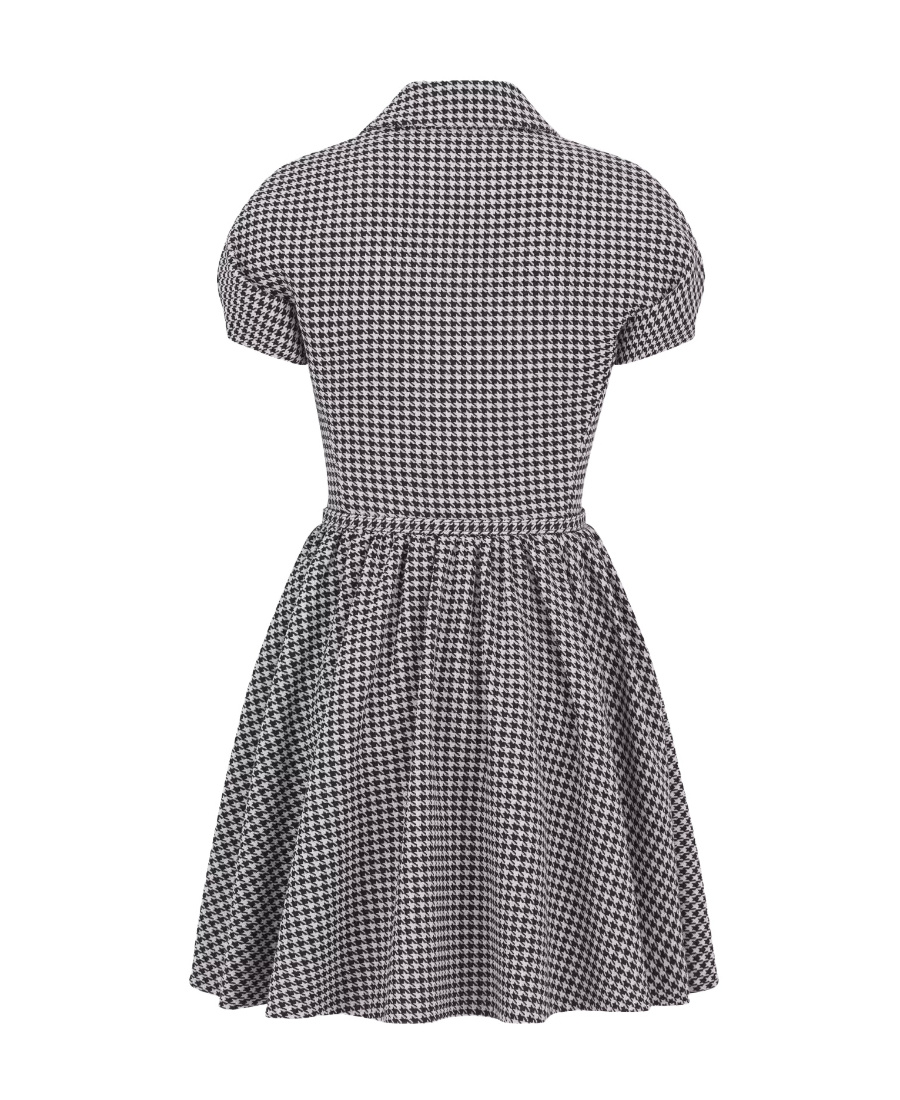 Dior Wool Horn Dress In Gray