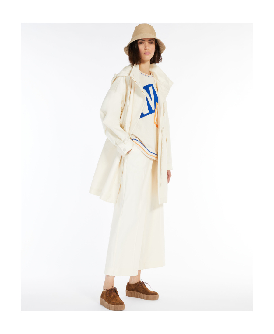 Weekend Max Mara Hooded Parka In White