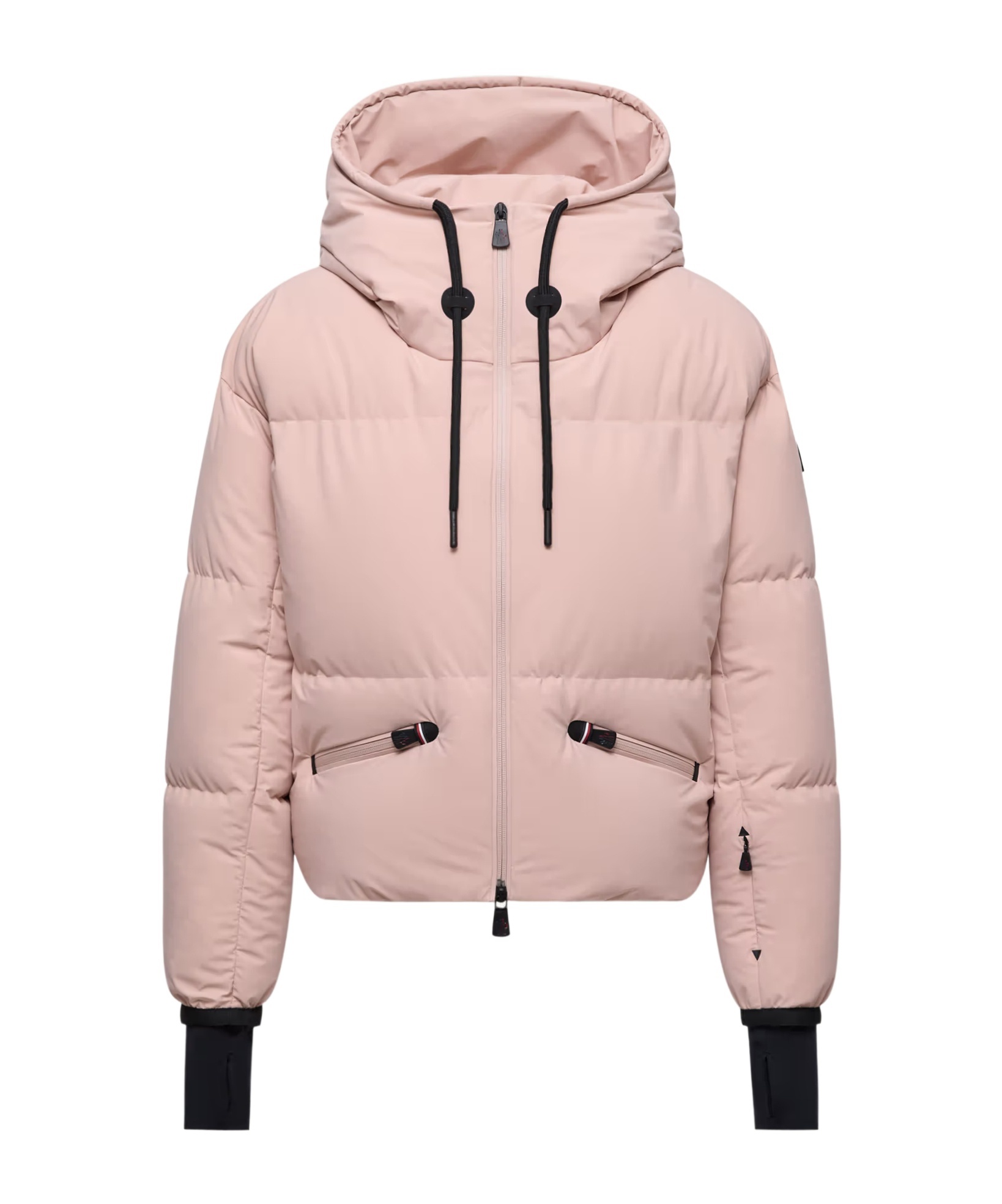 Moncler Allesaz Hooded Down Ski Jacket In Pink