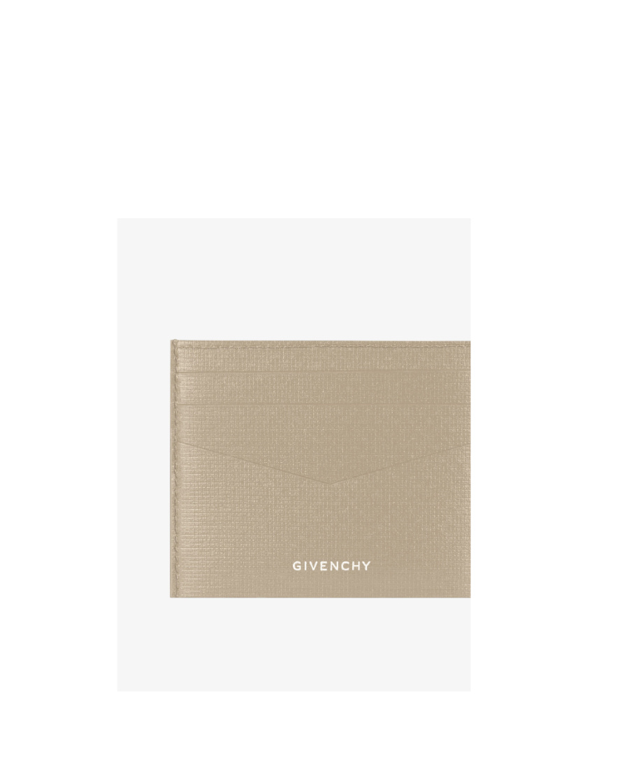 Givenchy Porte-cartes En Cuir Classique 4g In Nude