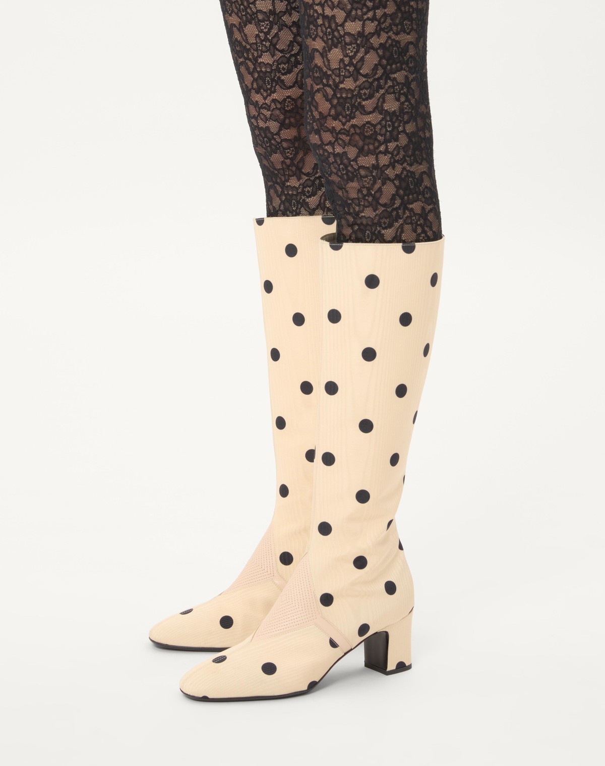 Shop Valentino 60mm Equivoque Boots In Nude