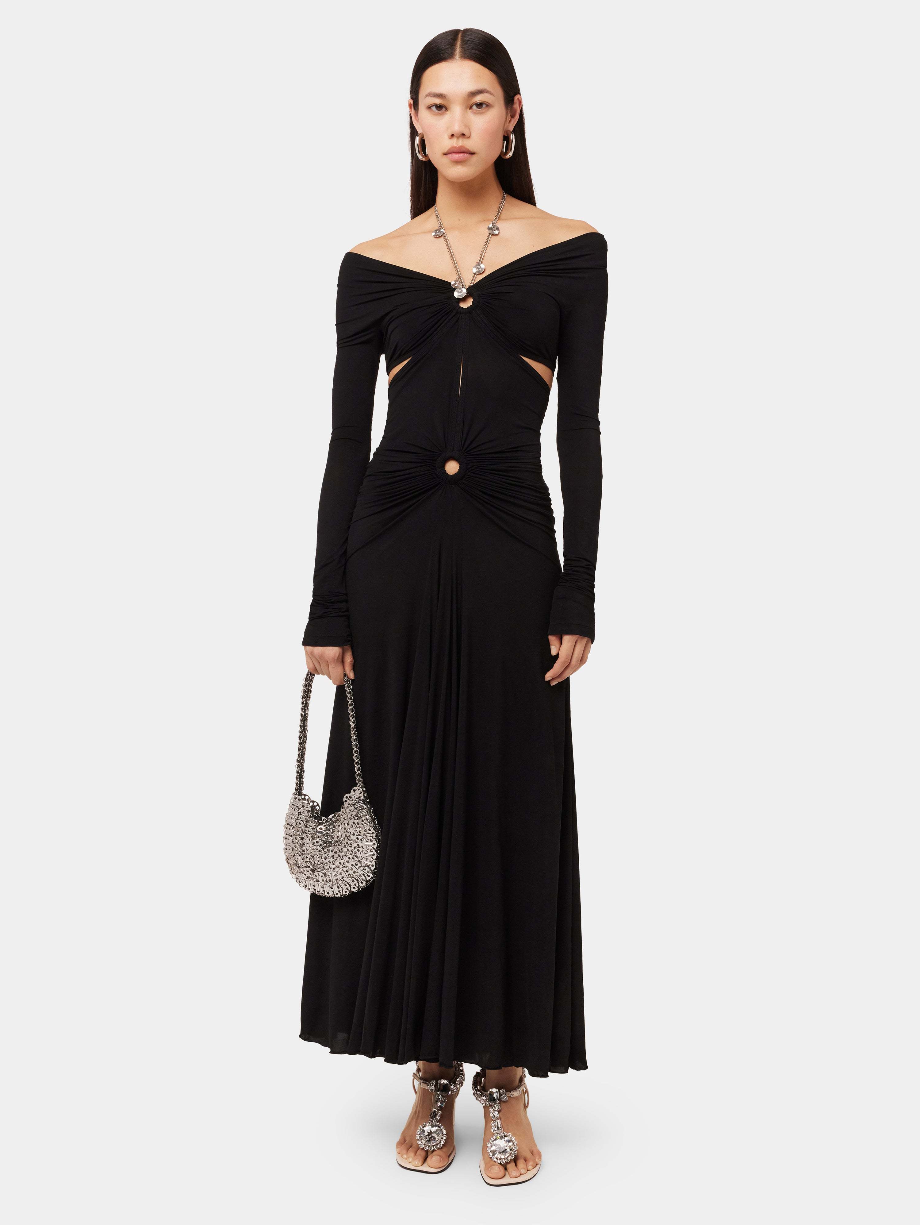 Rabanne A Shoulder-length Dress In Black