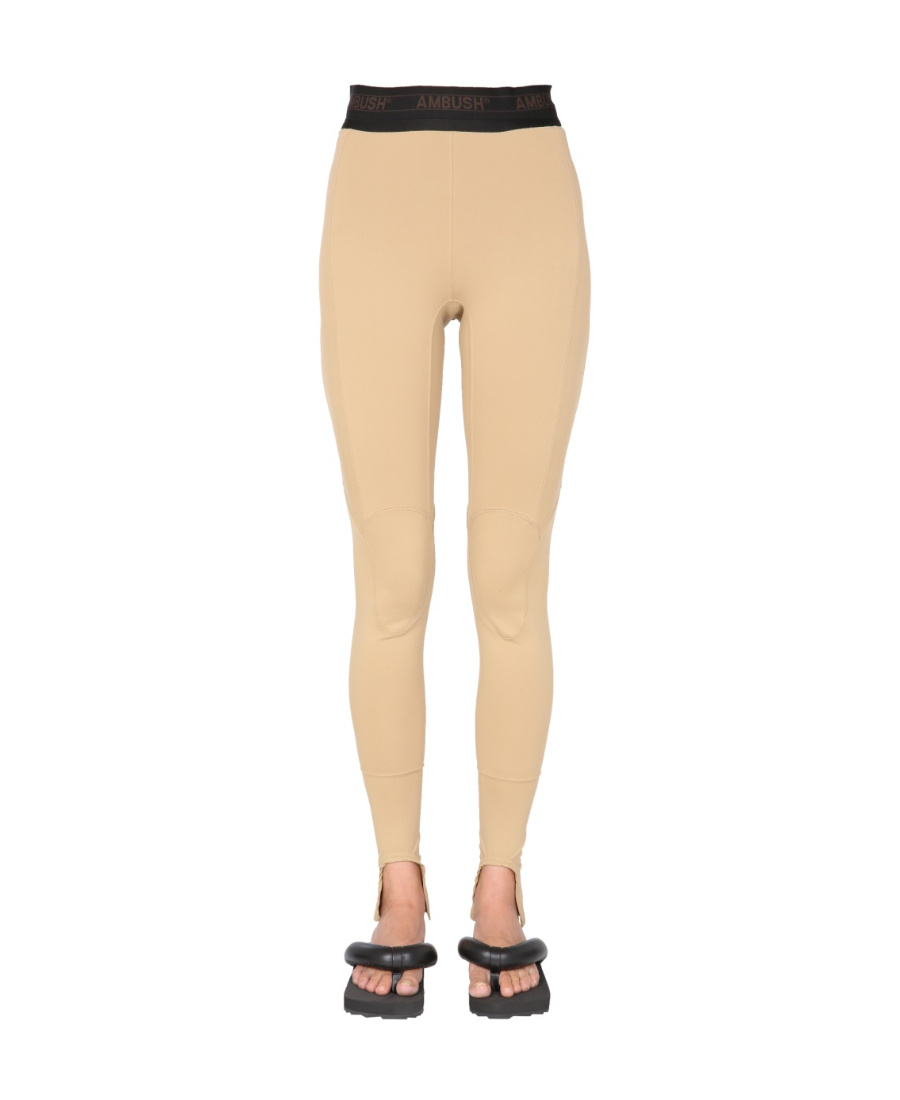 Ambush "scuba" Leggings In Nude