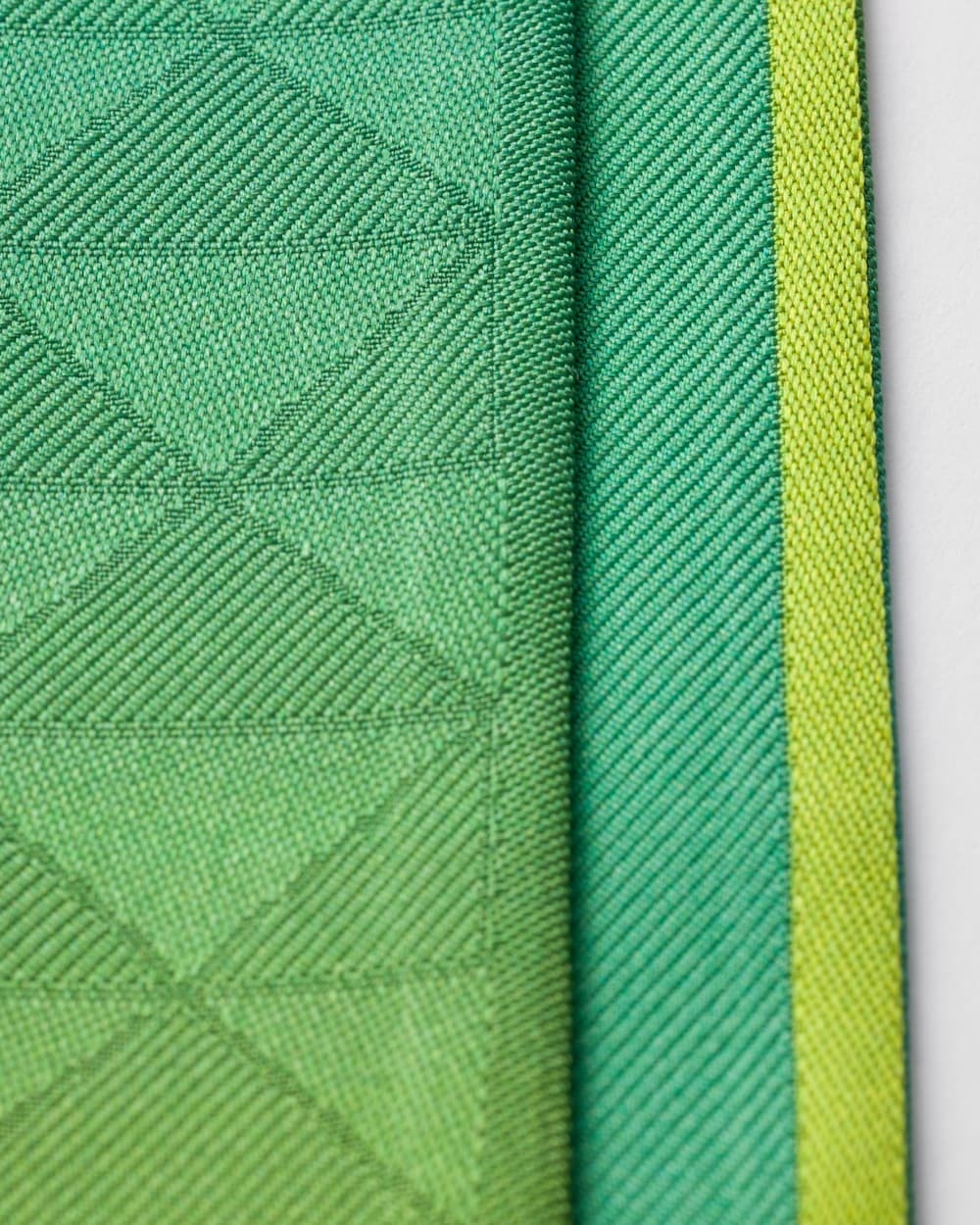 Prada Pointed Silk Scarf In Green