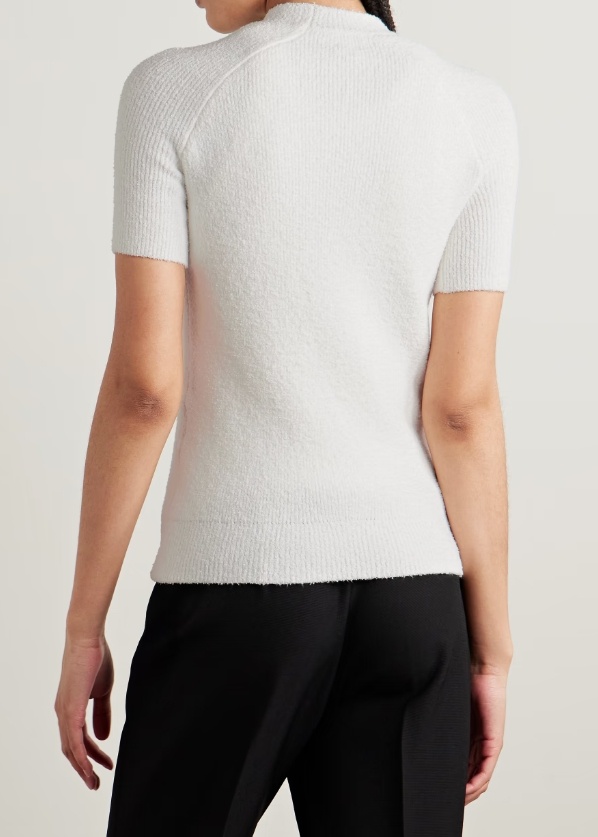 Totême Terry Knit T-shirt In White