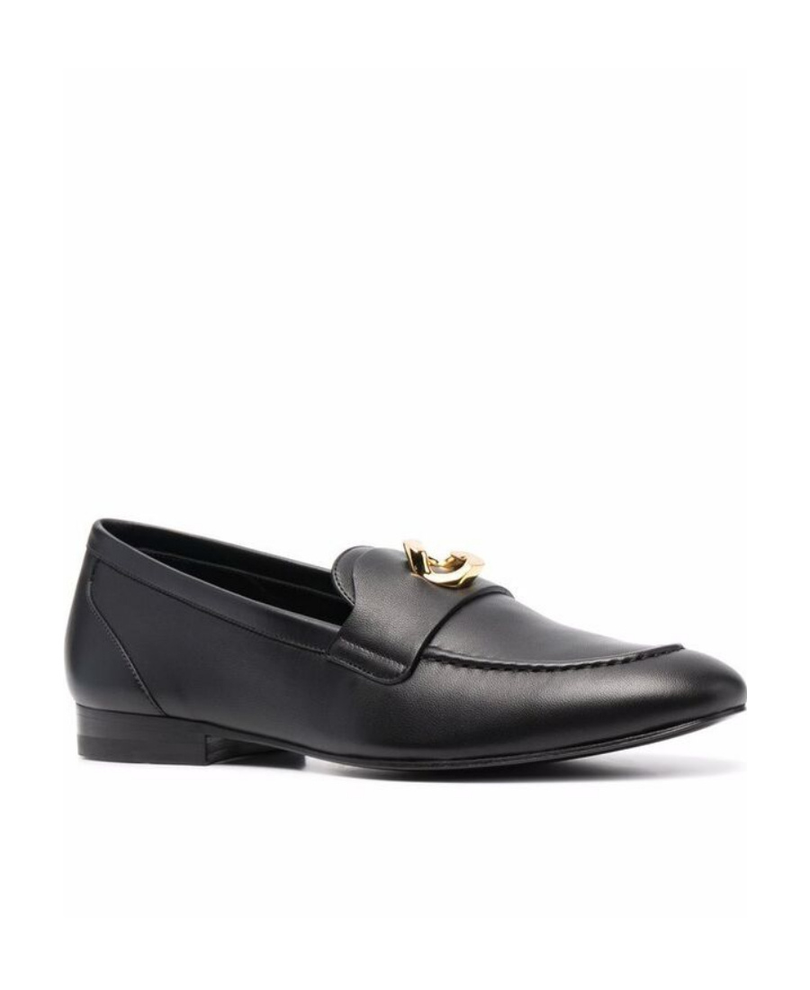 Givenchy G-chain Low-heel Loafers In Black